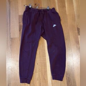 Maroon Nike Sweatpants - Adult Medium